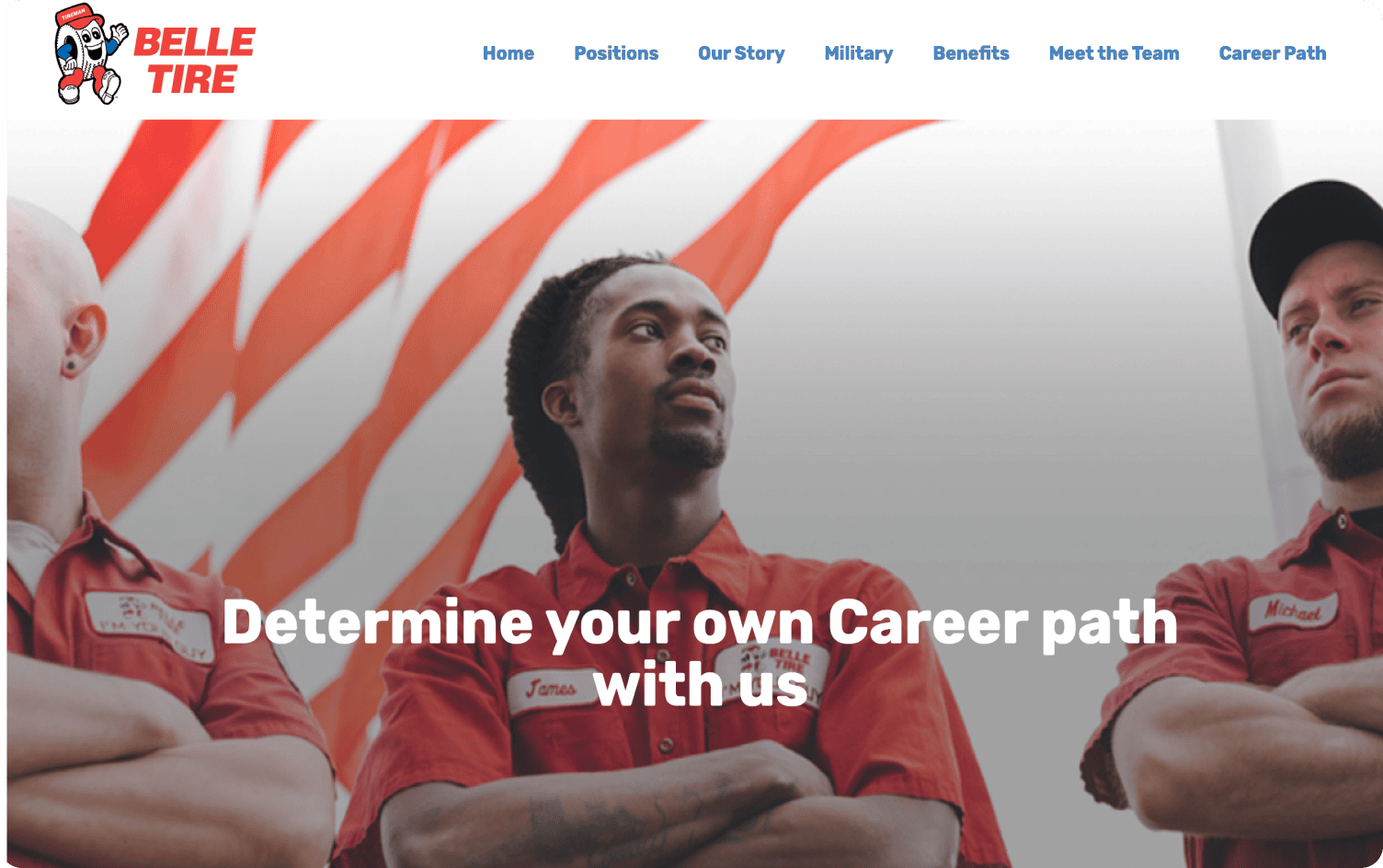 Belle Tire Career Page