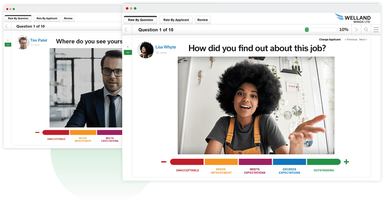 Pre-recorded Interviews are 6x more cost-efficient than phone interviews.
