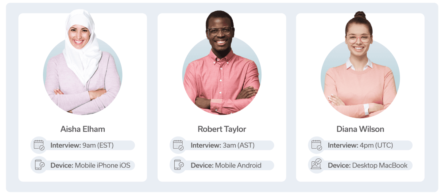 Inclusive candidate experience