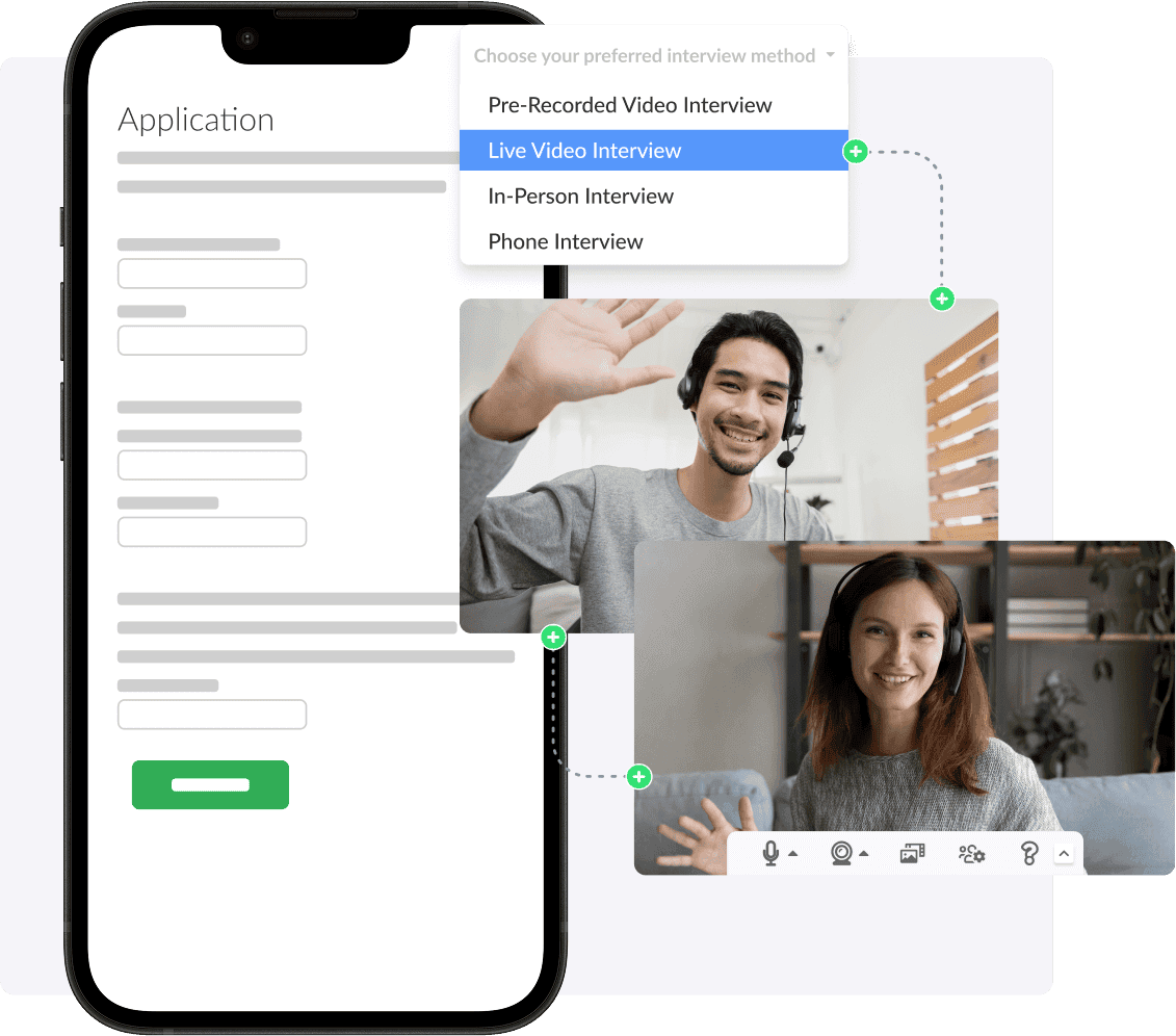 What are the different interviewing types