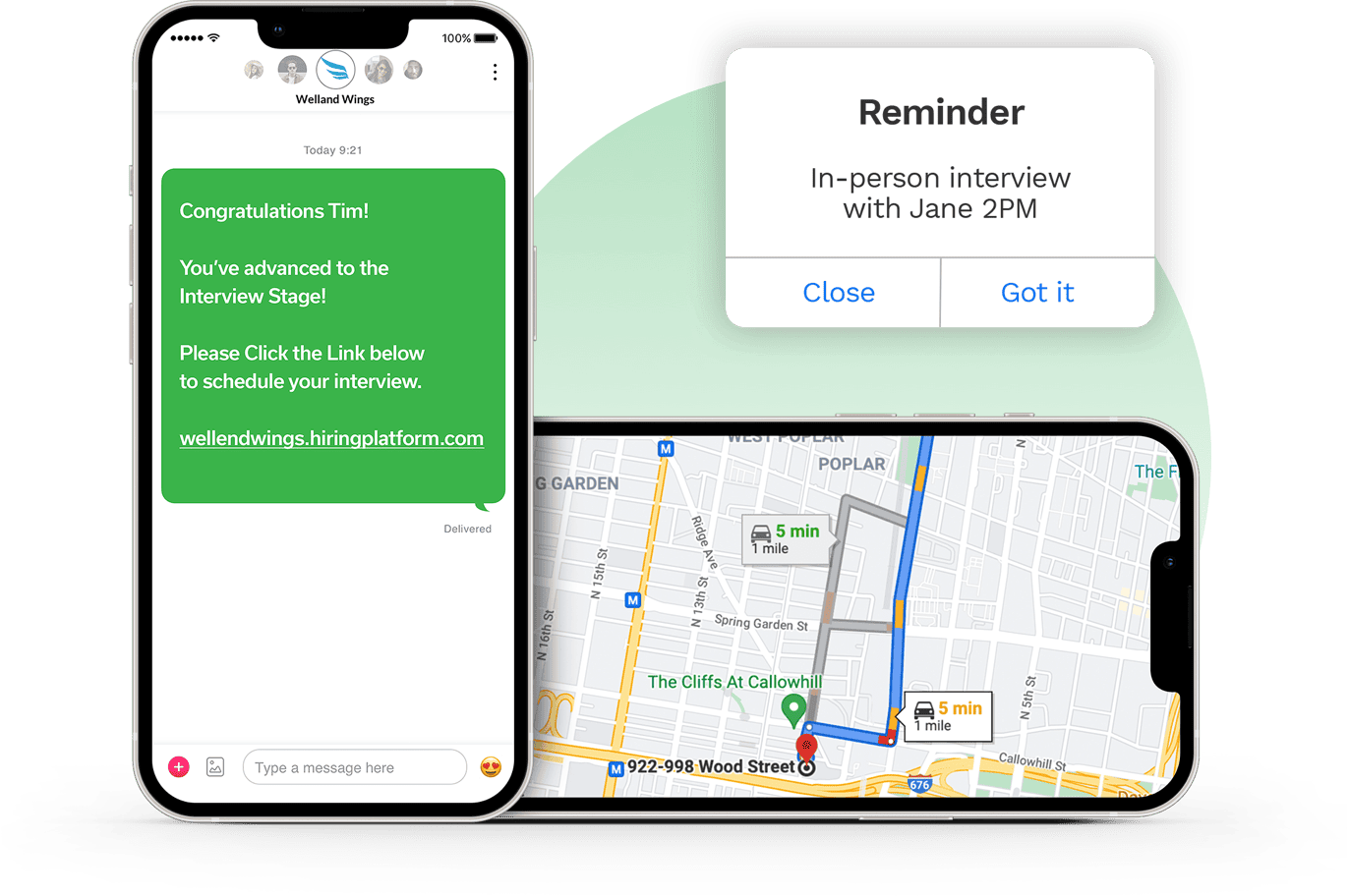 Automation and Scheduling make pre-interview coordination a dream.